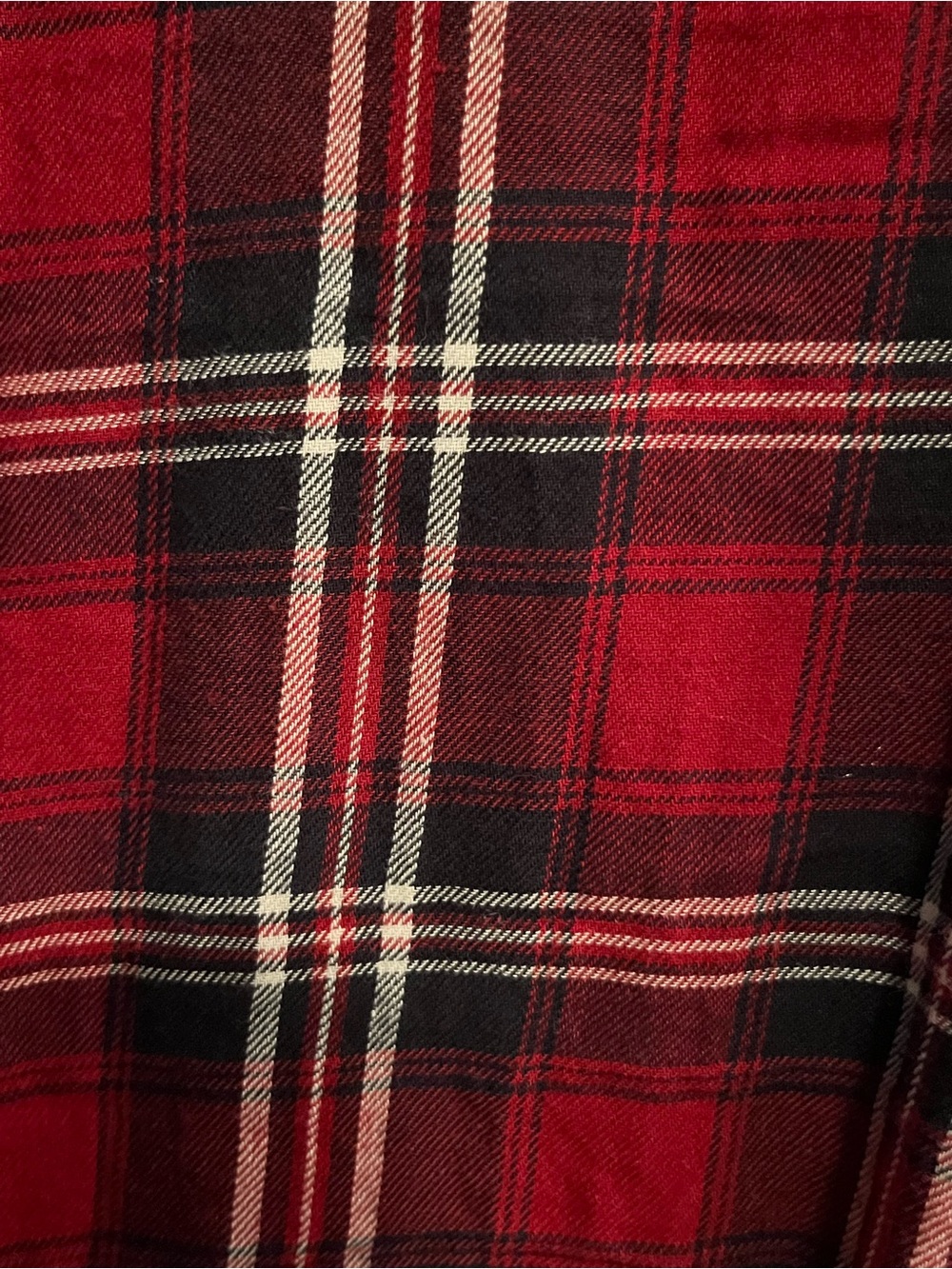 Zara Embroidered Red Plaid Button-Front Shirt - Picture 6 of 9
